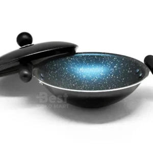 Home maxim galaxy mie wok 17 cm teflon anti lengket black diamond high quality