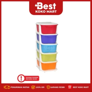 Maspion Laci/Lemari Pakaian Susun 5 - Tower Container S5 - Gambar 2