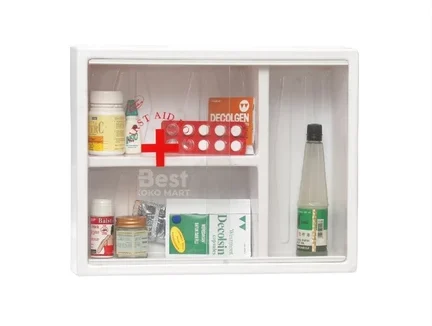 maspion wall cabinet mk 11 kotak penyimpanan obat p3k