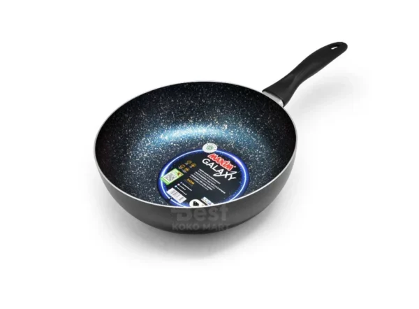 maxim galaxy wajan penggorengan teflon anti lengket 24cm deep wok