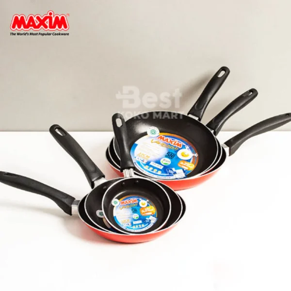 Teflon / Frypan Maxim Valentino Anti Lengket Ukuran 12, 18, 20, 22, 24, 26 cm