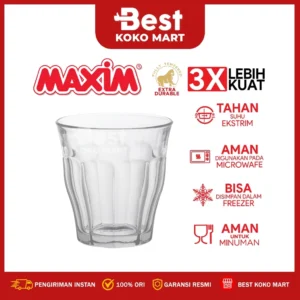 Maxim Espresso Glass 210 ml /Coffe Glass Premium Cafe / Gelas Kopi Tempered High Quality