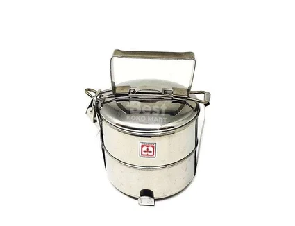 maxim rantangan stainless 2 tingkat 10cm | rantang susun bekal sayur maxim rantangan stainless 2 tingkat 10cm | rantang susun bekal sayur