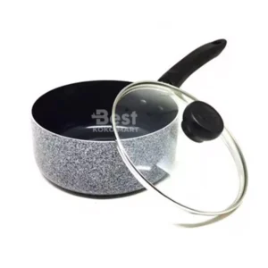 maxim neostone saucepan 16 cm/18 cm panci ceramic marble kaca anti lengket sauce pan
