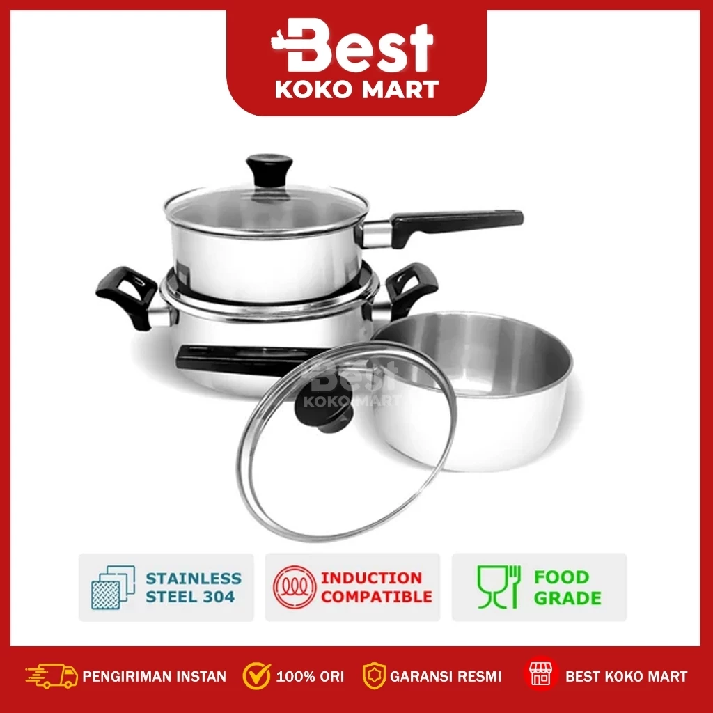 id-11134207-7r98v-lr316flx1wl08d BEST BUNDLE Maspion S301Kompor Listrik + Maspion Maxim Super FIT Stainless Steel Set - Sauce Pan 16 cm dan 18 cm + Dutch Oven 20 cm - Gambar 3