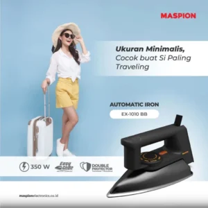 Maspion Setrika Listrik EX-1010bb Warna Hitam Exclusive Garansi Resmi - Gambar 4
