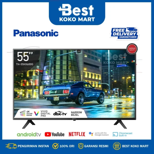 Panasonic TH-55HX600G Smart Android LED TV 4K HDR [55 Inch]