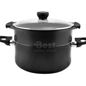maxim galaxy 24 cm dutch oven with steamer black diamond high quality