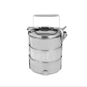 maspion rantang susun stainless steel 10 cm 3 tingkat kuat & stainless steel berkualitas