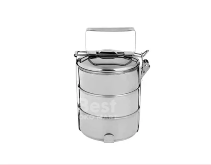 maspion rantang susun stainless steel 10 cm 3 tingkat kuat & stainless steel berkualitas