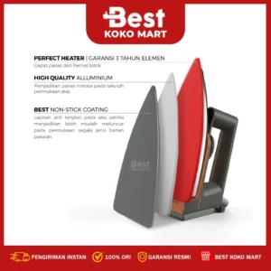 Maspion Setrika Listrik EX-1010bb Warna Hitam Exclusive Garansi Resmi - Gambar 2