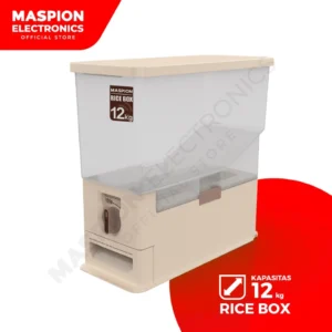 maspion rice box kotak beras kapasitas 12 kg mrd 12 garansi resmi original