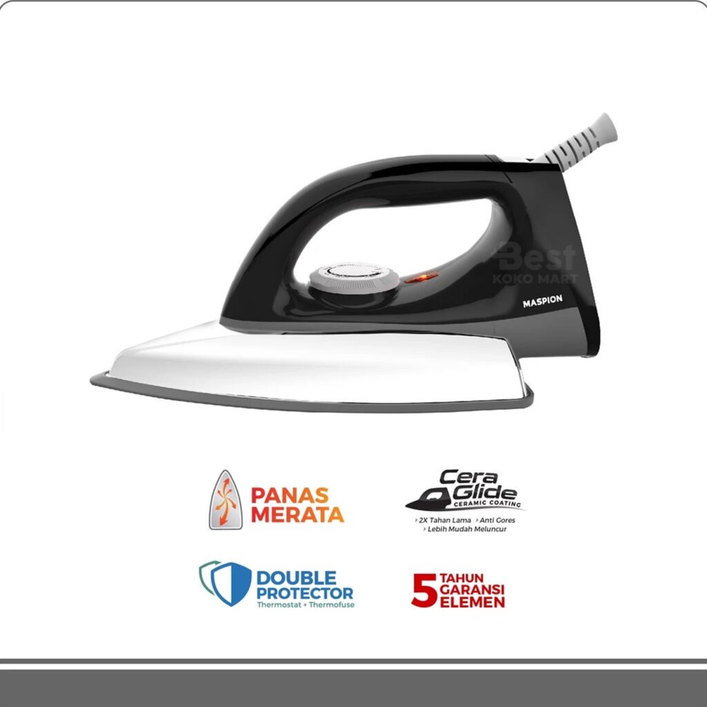 setrika listrik / iron maspion ha 380 original premium quality murah lebay