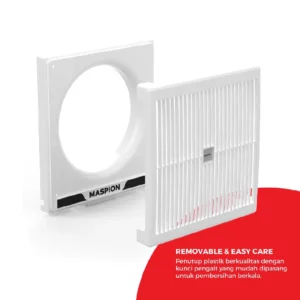 maspion ventilating exhaust fan kipas ventilasi 8 inch mv 200 nex