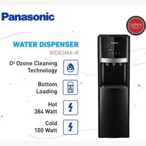 panasonic ny wdb83mak1 water dispenser bottom loading black garansi resmi original