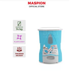 maspion rice box kotak beras kapasitas 14 kg mrd 1400 ap garansi resmi original