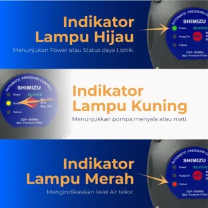 shimizu peranti otomatis pompa air / automatic pressure control sc 015 e garansi resmi original