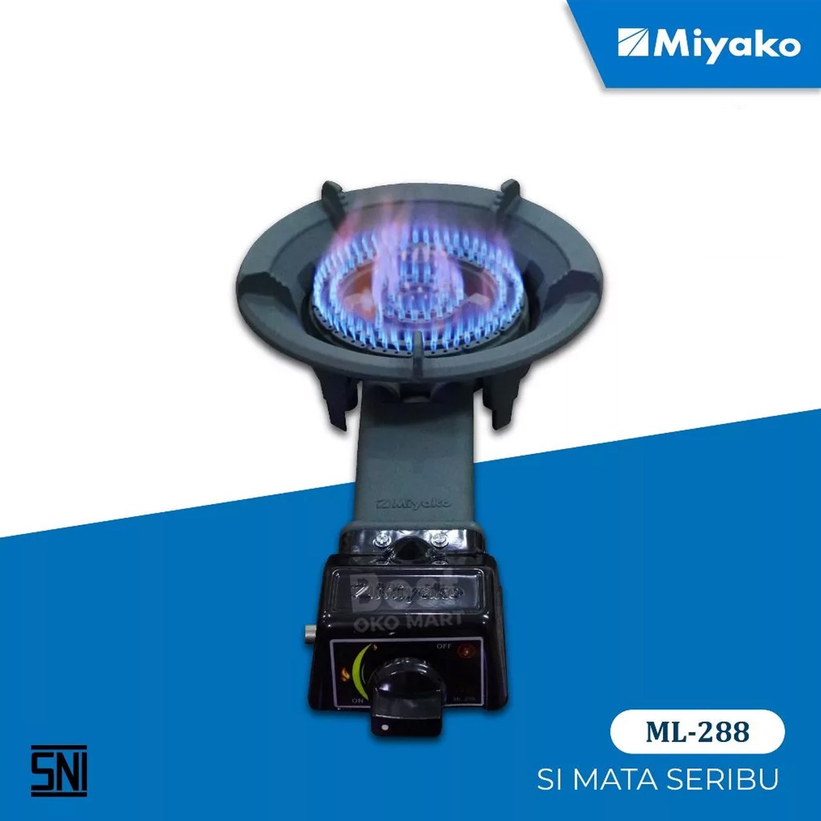 kompor gas commercial miyako ml288 tekanan rendah 1 tungku garansi resmi original kompor gas commercial miyako ml288 tekanan rendah 1 tungku garansi resmi original