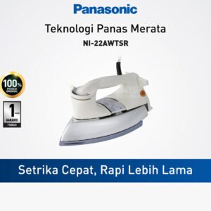 panasonic ni 22awtsr dry iron ivory garansi resmi original