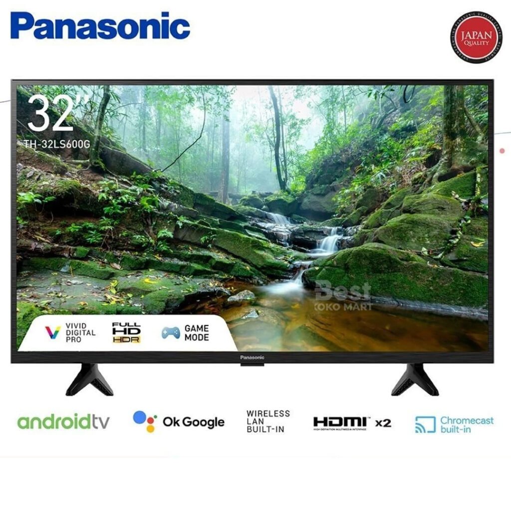 panasonic th 32ls600g smart android led tv [32 inch] garansi resmi original