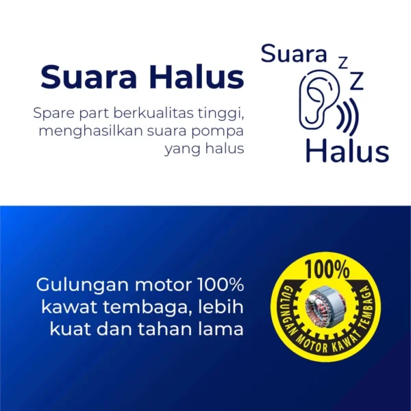 shimizu pompa air sumur dangkal non otomatis ps 116 bit garansi resmi original