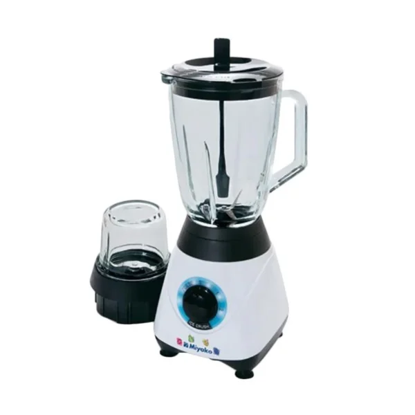 blender miyako bl51gi (kaca) hitam [1.5l]/300w garansi resmi original