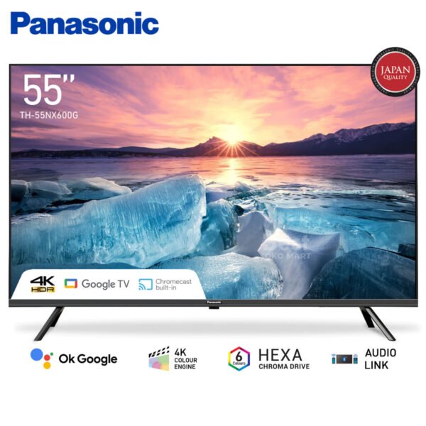 panasonic th 55nx600g 4k led google tv [55 inch] garansi resmi original