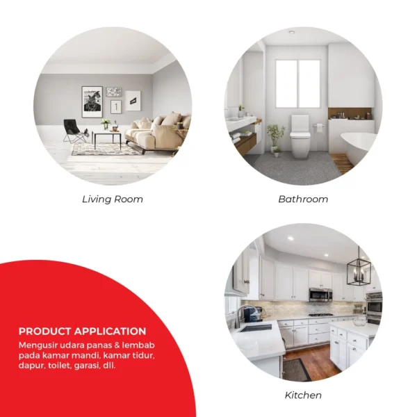 maspion ceiling exhaust fan kipas angin hexos plafon 10 inch cef 25