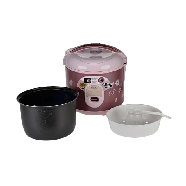 magic com miyako mcm18bhb nanoal berlian hitam rice cooker 1.8 liter 3in1 magic warmer plus garansi resmi original