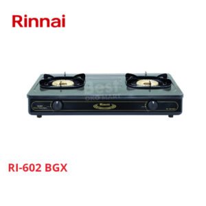 rinnai kompor gas 2 tungku rinnai ri 602 bgx garansi resmi original
