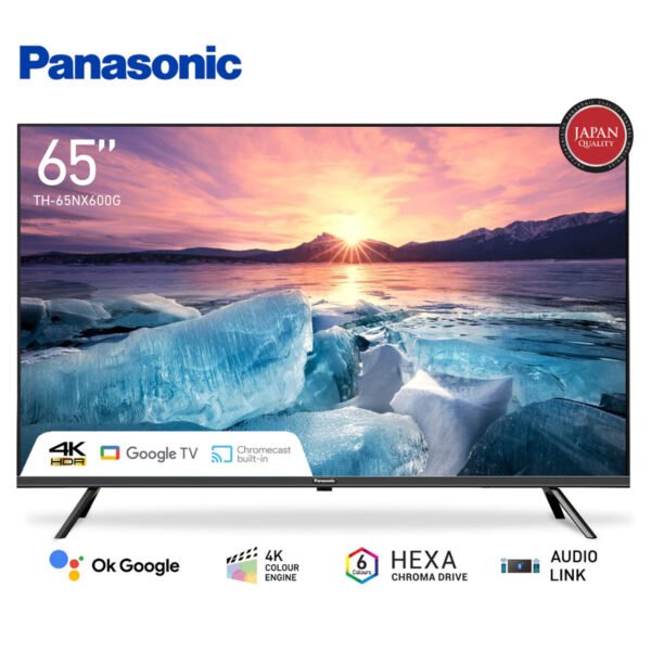 panasonic th 65nx600g 4k led google tv [65 inch] garansi resmi original