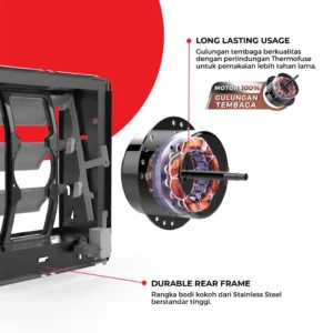 maspion ventilating exhaust fan kipas ventilasi 10 inch mv 250 nex