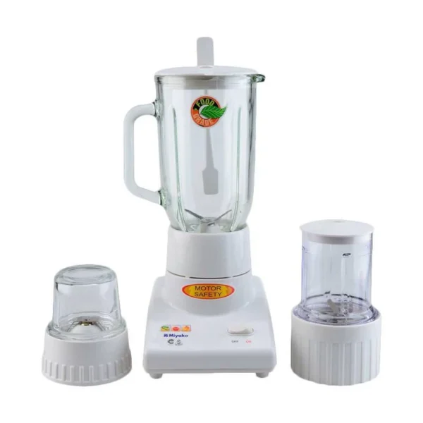 blender miyako bl102gs (kaca) putih [1l] garansi resmi original