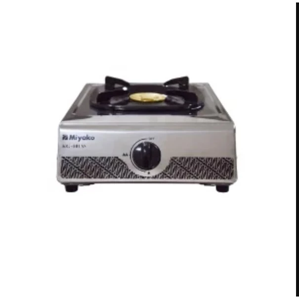 kompor gas miyako kg101ss stainless steel 1 tungku garansi resmi original