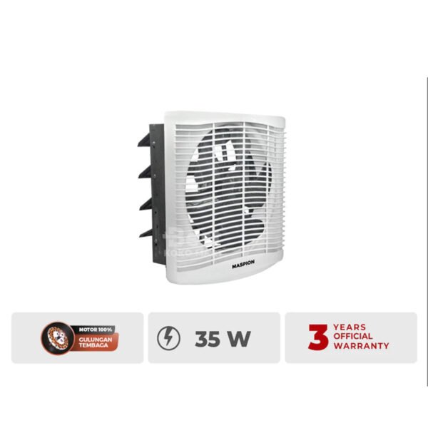 maspion ventilating exhaust fan kipas ventilasi 12 inch mv 301 nex