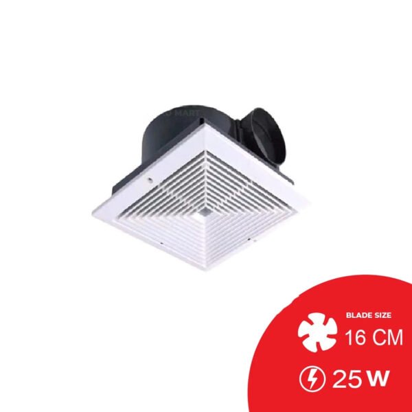 maspion ventilating exhaust fan kipas angin 4 inch mv 16 ex orginal garansi resmi
