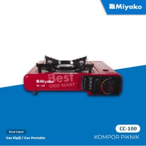 kompor gas travel miyako cc100 kompor piknik 1 tungku merah garansi resmi original