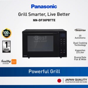 panasonic nn df38pbtte microwave oven double heater [23 l] garansi resmi original