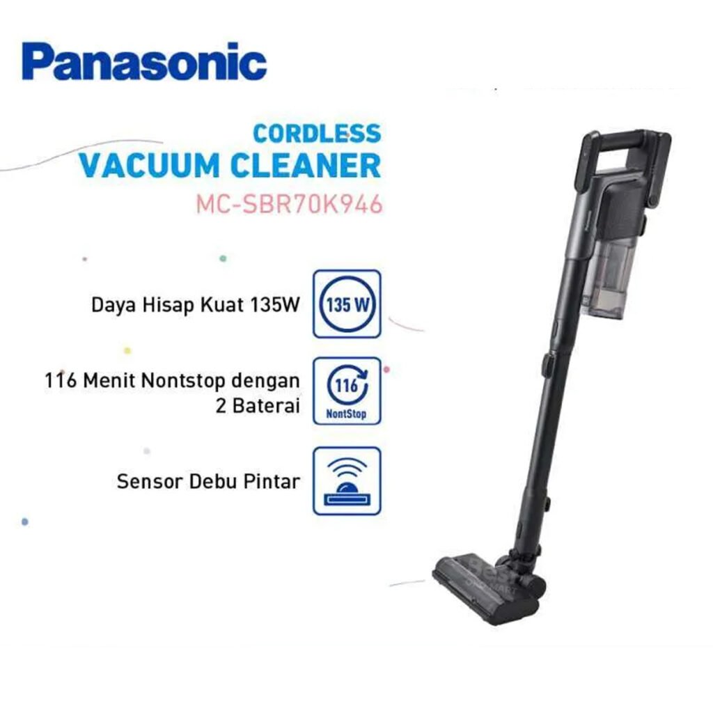 panasonic mc sbr70k946 vacuum cleaner penyedot debu cordless vacum garansi original resmi