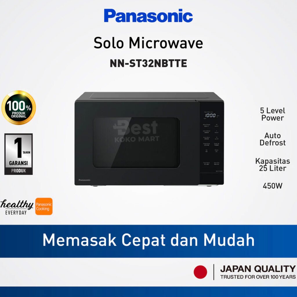 panasonic nn st32nbtte microwave [25 l] garansi resmi original