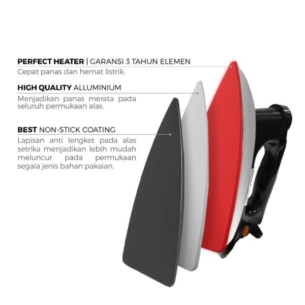 setrika listrik ( maspion ha 30 ) iron garansi resmi