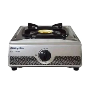 kompor gas miyako kg101ss stainless steel 1 tungku garansi resmi original