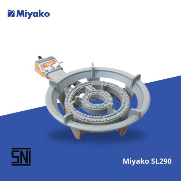kompor gas komersil miyako sl290 1 tungku tekanan rendah garansi resmi original