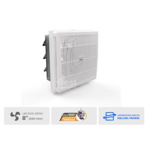 maspion ventilating exhaust fan kipas ventilasi 8 inch mv 200 nex