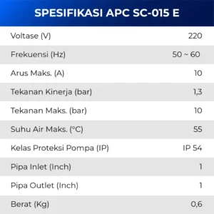 shimizu peranti otomatis pompa air / automatic pressure control sc 015 e garansi resmi original