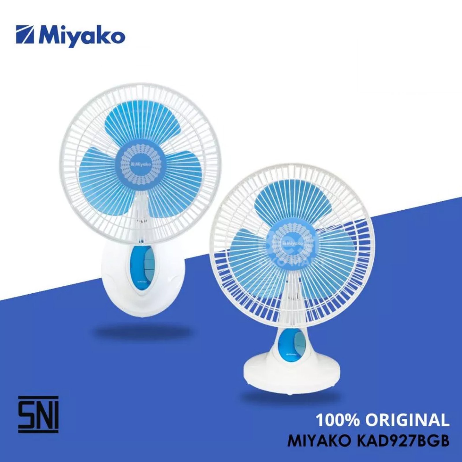 kipas angin miyako kad927bgb kipas meja kipas dinding 9 inc garansi resmi original