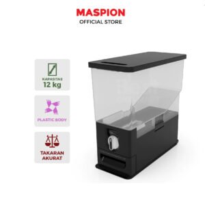 maspion rice box kotak beras kapasitas 12 kg ex 12 garansi resmi original