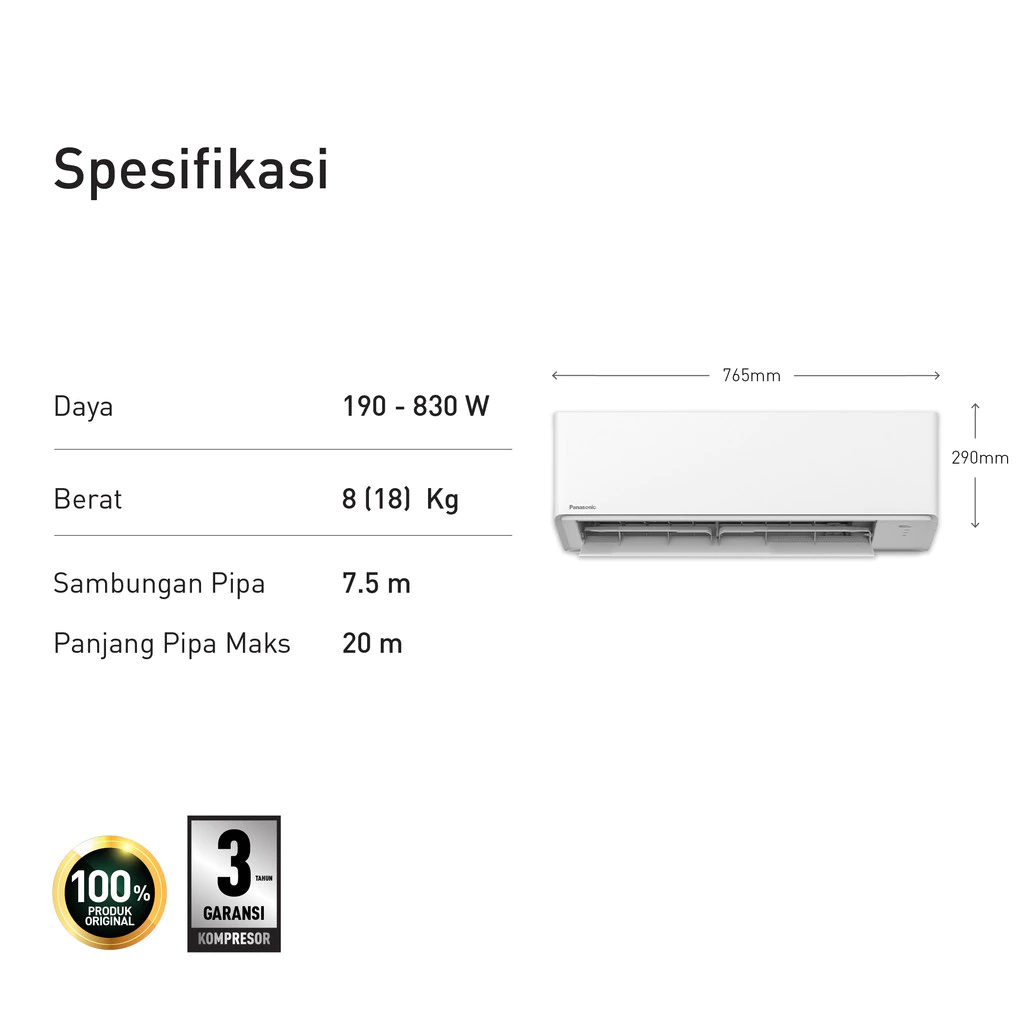 panasonic cs yu9bkj ac split inverter 1 pk | ecolite hemat energi & anti karat putih garansi resmi original panasonic cs yu9bkj ac split inverter 1 pk | ecolite hemat energi & anti karat putih garansi resmi original