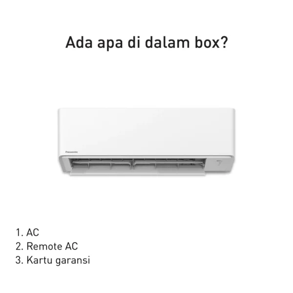 panasonic cs yu9bkj ac split inverter 1 pk | ecolite hemat energi & anti karat putih garansi resmi original