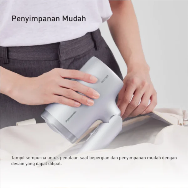 panasonic eh na7m h415 nanocare hairdryer 1600w light grey garansi resmi original